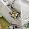 Swallowtail Butterfly and Caterpillar Keyring