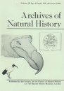 Archives of Natural History, Volume 20, Part 2