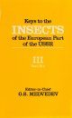 Keys to the Insects of the European Part of the USSR Volume 3 (Part 6)
