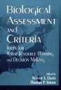 Biological Assessment and Criteria
