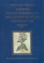 Lexicon Nominvm Herbarvm, Arborvm, Frvticvmqve Lingvæ Latinæ (4-Volume Set)