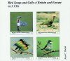 Bird Songs and Calls of Britain and Europe (4CD)