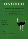 Proceedings of the 22nd International Ornithological Congress held in Durban, South Africa, 1998: Abstracts of Plenaries, Symposia and Round Table Discussions