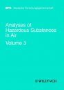 Analyses of Hazardous Substances in Air: Volume 3