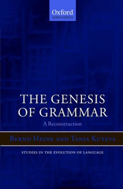 Professional　NHBS　A　Genesis　The　Academic　of　Grammar:　Reconstruction　Books