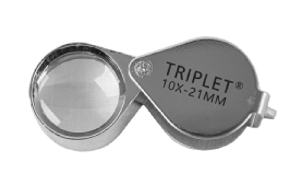 10X 17mm Metal Hand Lens