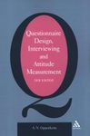 Questionnaire Design, Interviewing and Attitude Measurement