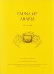 Fauna of Arabia, Volume 18