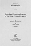 Some Late Pleistocene Diatoms of the Kenai Peninsula, Alaska