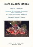 Revision of the Indo-Pacific Scorpionfish Genus Scorpaenopsis with Descriptions of Eight New Species