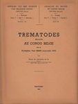 Trématodes Récoltés au Congo Belge par le Professeur P. Brien (Mai-Août 1937) [Trematodes Collected in Belgian Congo by Professor P. Brien (May-August 1937)]