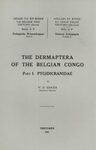 The Dermaptera of the Belgian Congo, Part I, Pygidicranidae