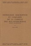 Ostéologie Descriptive et Comparée de la Famille des Malapteruridae (Pisces: Ostariophysi) [Descriptive and Comparative Osteology of the Family Malapteruridae (Pisces: Ostariophysi)]