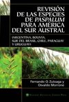 Revision de las Especies de Paspalum Para America del Sur Austral (Argentina, Bolivia, Sur del Brasil, Chile, Paraguay, y Uruguay)