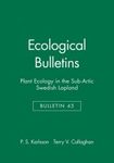 Plant Ecology in the Sub-Arctic Swedish Lapland