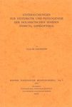 Untersuchungen zur Systematik und Phylogenese der Holarktischen Sesiiden (Insecta, Lepidoptera) [Investigations on the Systematics and Phylogenetics of the Holarctic Sesidis (Insecta, Lepidoptera)]