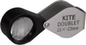 Doublet Loupe Hand Lens, 23mm, 15x Magnification
