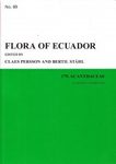 Flora of Ecuador, Volume 89, Part 179: Acanthaceae