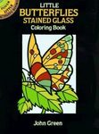 Little Butterflies Stained Glass Colouring Book