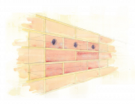 Terraced Sparrow Box - Smooth Brick