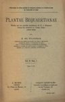 Plantae Bequaertianae, Volume 2, Fascicles 1-4 (4-Volume Set)