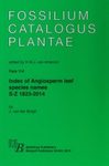 Fossilium Catalogus Plantae, Volume 114