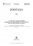 Zootaxa, Volume 2252: A Revision of the Australian Handfishes (Lophiiformes: Brachionichthyidae), with Descriptions of Three New Genera and Nine New Species