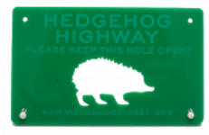 Hedgehog Highway Sign