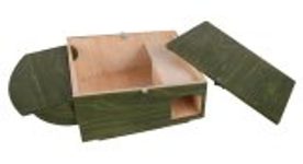 Hedgehog House with Feeding Shelter
