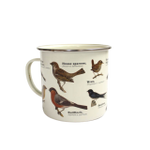 Garden Birds Enamel Mug