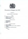 Protection of Badgers Act, 1992