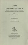Flora of Tropical East Africa: Zingiberaceae