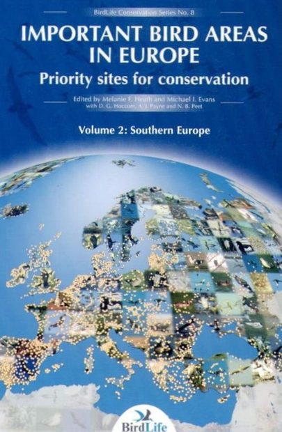 Important Bird Areas in Europe: Priority Sites for Conservation Volume 2