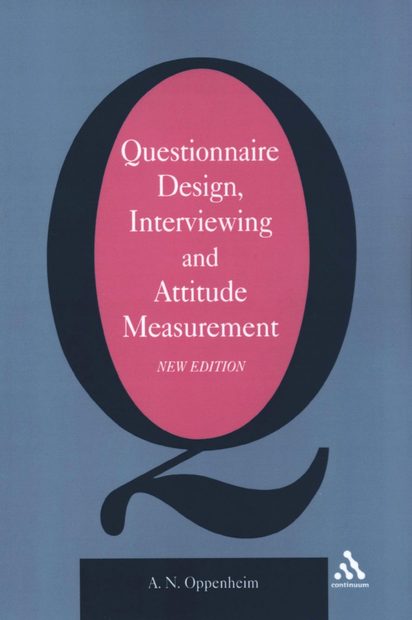 Questionnaire Design, Interviewing and Attitude Measurement