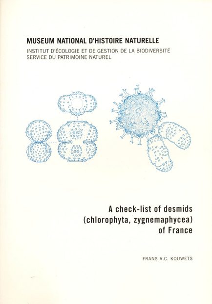 A Checklist of Desmids (Chlorophyta, Zygnemaphycea) of France
