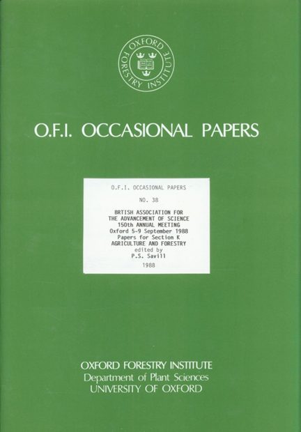 Papers for Section K: Agriculture and Forestry, 5-9 September 1988