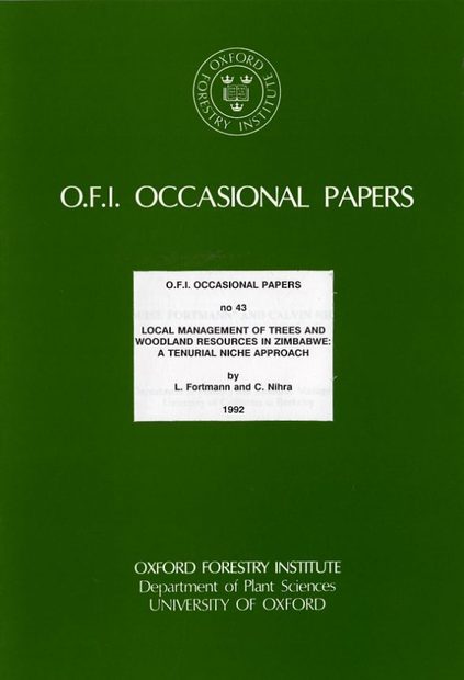 Local Management of Trees and Woodland Resources in Zimbabwe