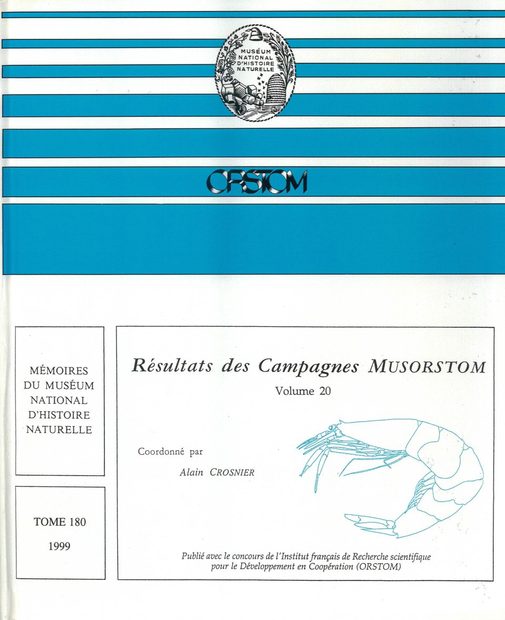 Résultats des Campagnes MUSORSTOM, Volume 20 [Memoires du Museum National d'Histoire Naturelle, Volume 180]