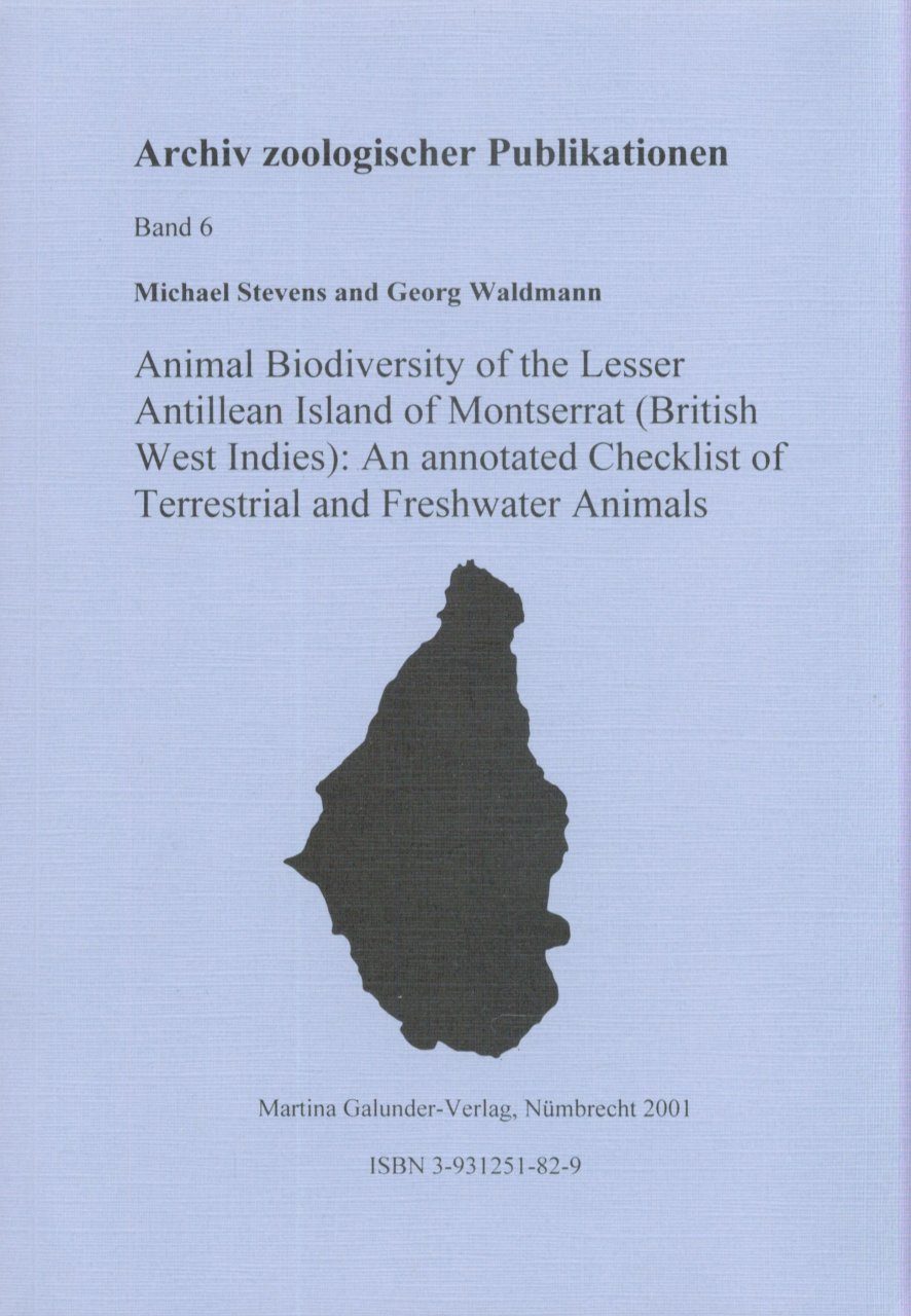 Animal Biodiversity of the Lesser Antilles Island of Montserrat ...