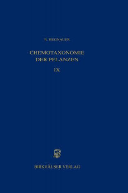 Chemotaxonomie der Pflanzen, Band VII: Nachträge zu Band I und II