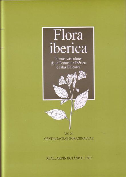 Flora Iberica, Volume 11: Gentianaceae - Boraginaceae