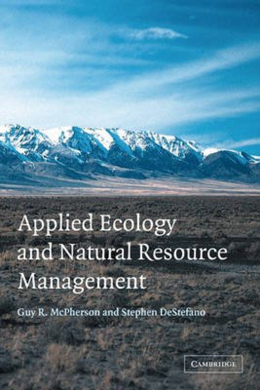 Applied Ecology and Natural Resource Management | NHBS Academic ...