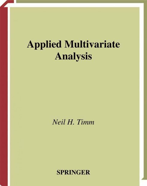 Applied Multivariate Analysis