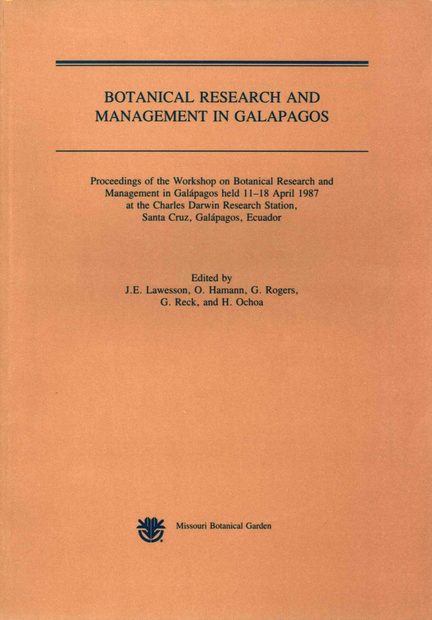 Botanical Research and Management in Galapagos