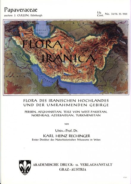 Flora Iranica, Volume 34: Papaveraceae [English / Latin]