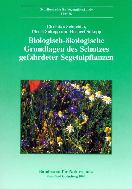 Biologisch-Ökologische Grundlagen des Schutzes Gefährdeter Segetalpflanzen [Biological-Ecological Bases of Protection of Endangered Weeds]