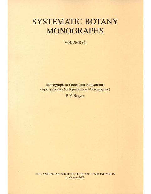 Monograph of Orbea and Ballyanthus