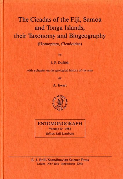 The Cicadas of the Fiji, Samoa and Tonga Islands, their Taxonomy and Biogeography