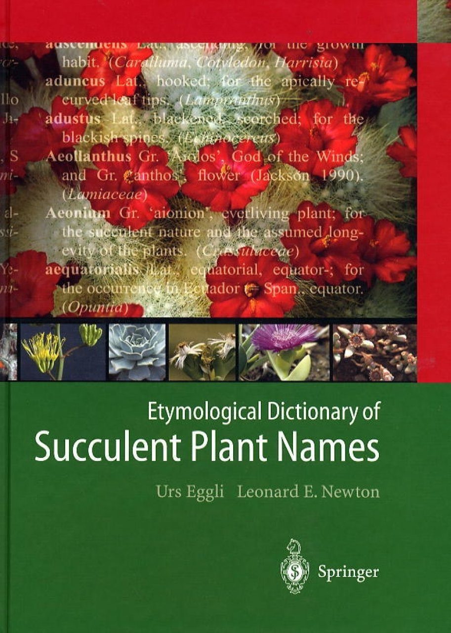 Etymological Dictionary Of Succulent Plant Names Nhbs