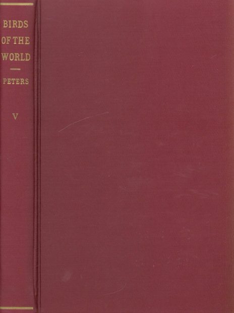 Check-List of Birds of the World, Volume V
